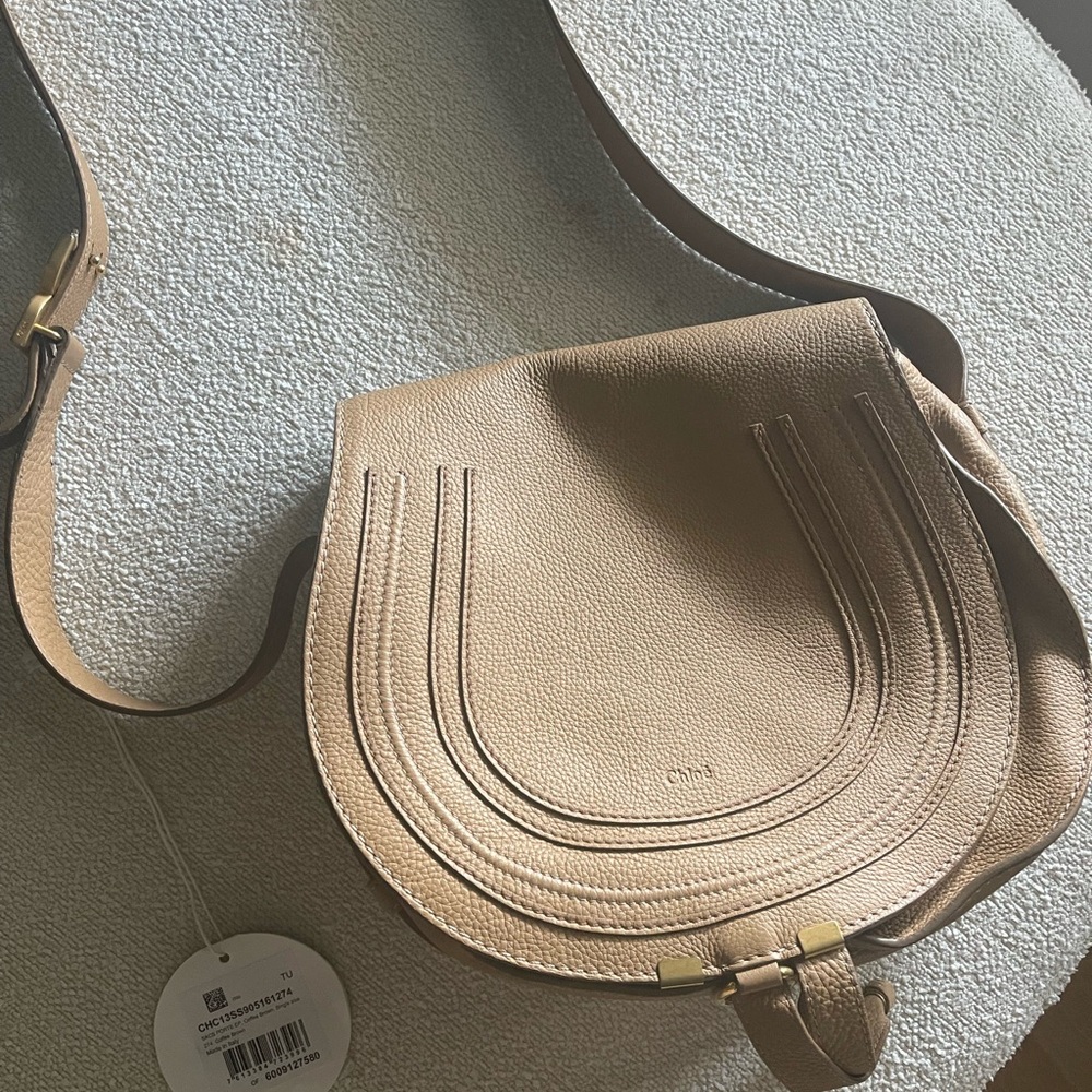Chloé Medium Marcie ‘Sac’ Leather Saddle Bag